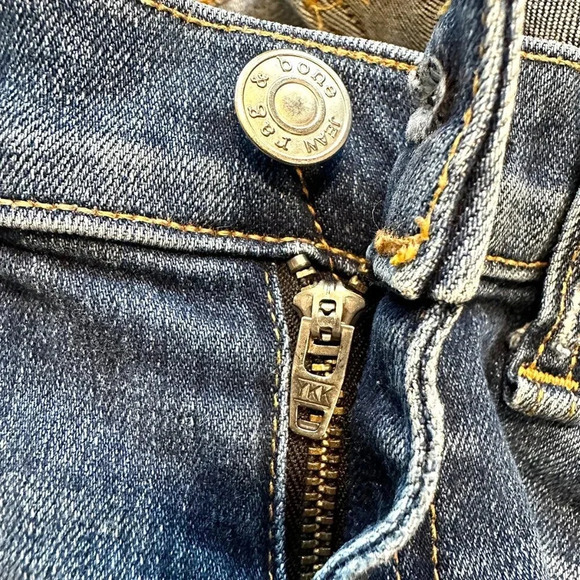 RAG & BONE Women's jeans, size 28, mid-rise skinny, blue denim, distressed - Picture 14 of 14